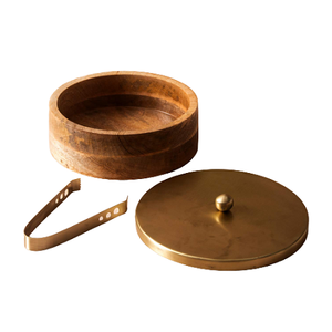 Boîte à chapati au design élégant avec couvercle en métal et pince, boîte à roti de qualité supérieure, forme ronde, taille personnalisée, boîte à roti en vrac - Product Image 6