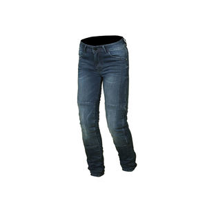 Pantalones vaqueros de aramida certificados EN 17092 para hombre, lavados con piedra, elásticos, diseño acanalado, bordado de talla grande, protección sólida de primera calidad - Product Image 5