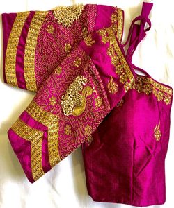 Vêtements de soirée de créateur chemisier brodé indien dames femmes cousu readymade bas prix en gros surat alphanumero - Product Image 3