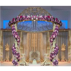 Mandap Maharani Indio de Lujo para Bodas, Mandap Interior Elegante para Bodas Tradicionales, Diseño Gujarati, EE. UU. - Product Image 1