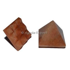 หินพีชอะเวนทูรีน เลมูเรียนไพเร็มเมด คริสตัลอาเกต หินมงคลตกแต่งบ้าน ฟงชุ่ย บำบัดรักษา ความรัก ศาสนา อินเดีย - Product Image 2