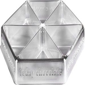 Plastic packaging Tray chocolate cookies food grade silver gold metallized PET thermoformed packaging customization recyclable