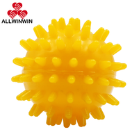 ALLWINWIN SMB01 Balle de massage à picots - Rouleau pour fasciite plantaire en PVC de 5 cm