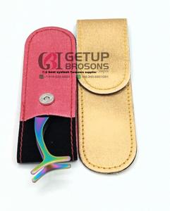 Pince à cils en acier inoxydable avec logo personnalisé en gros Meilleurs outils de beauté avec applicateur plasma arc-en-ciel - Product Image 1