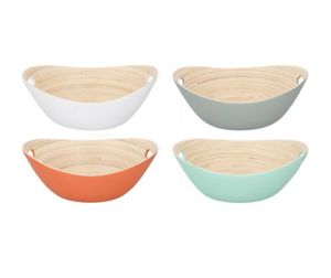 Ensemble de trois bols à salade en bambou, style vietnamien, pour salade, produits de haute qualité, prix direct, expédition directe - Product Image 2