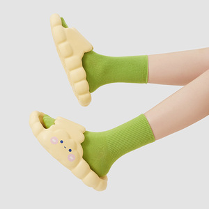 드롭쉬핑 제품 <span class=keywords><strong>2026</strong></span> 클라우드 EVA 샌들 여성용 경량 통기성 어퍼 슬라이드 슈즈 부드러운 라운드 슬리퍼 - Product Image 5