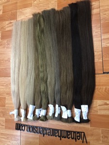 Extensions de cheveux russes Remy vierges en trame de peau, 100 % cheveux humains, style lisse et ondulé soyeux - Product Image 5