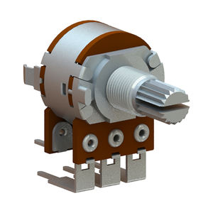 16mm Metal and Plastic Shaft Rotary <b>Potentiometer</b> with Switch 10K - Product Image 5