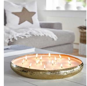 Cubo de diseño, contenedor de velas, tarro de cera, Color blanco y dorado esmaltado para decoración elegante del hogar, decoración para ocasiones especiales - Product Image 6