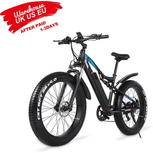 MX03 en çok satan shengmilo 48V 1000W elektrikli bisiklet 17ah yağ lastik hidrolik frenler hibrid E bisiklet ab depo ücretsiz kargo