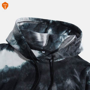 Wholesale Fleece Sweater Fashion Casual Custom Hoodie Pure Cotton Men Pure 100% Cotton Blank Hoodie - Product Image 3