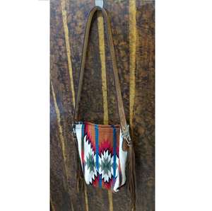 Navajo Horse Products Wool Western Navajo Bag 15x16 "Logotipo personalizado - Product Image 1