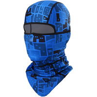 Pasamontañas de punto con logotipo bordado personalizado, mascarilla de esquí, cubierta de cara completa, venta al por mayor