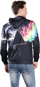 Polyester Long Sleeve Men's Hoodies Warm Hooded Zipper Sweatshirts Men Tracksuit <b>Jacket</b> Sublimation Gym Hoodie - Product Image 4