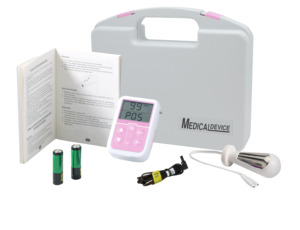 Appareil médical TENS pour soulager la douleur, avec électrodes et étui de transport pour usage domestique - Product Image 1
