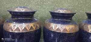 Urna funeraria de latón de estilo americano clásico Suministros funerarios de metal de Brassworld India para adultos - Product Image 4