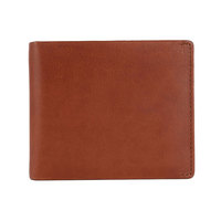 Dompet Pendek Kulit Asli Pria Mewah Vintage Berkualitas Premium dengan Logo yang Dapat Disesuaikan, Lapisan Katun, dan Fitur RFID Blocking.