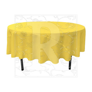 Personalizable Hotel oro poliéster redondo mantel volantes fiesta banquete Navidad Halloween Año Nuevo sala de estar de marca - Product Image 5