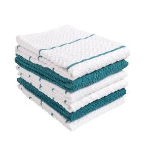 100% serviette de cuisine en coton biologique 34*75cm personnalisé imprimé sans rétrécissement résistance à la déchirure certifié GOTS pour la maison fabriqué en Chine - Product Image 5