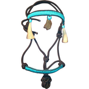 VOULEZ VENDRE Anglais bleu PP corde brides COULEUR BLEU VERT ROUGE EN DOLLAR 1 plein cob Shetland - Product Image 4