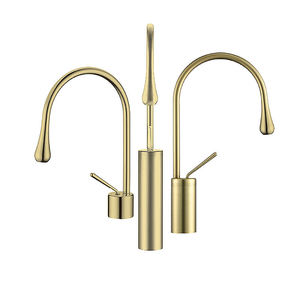 <span class=keywords><strong>Robinet</strong></span> de lavabo <span class=keywords><strong>noir</strong></span> moderne de luxe en laiton, à montage sur plan, monotrou, avec cartouche céramique - Product Image 5