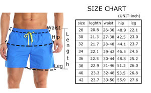 Shorts de bain pour garçons, design personnalisé par sublimation, imprimés, vêtements de plage, vente en gros pas cher, - Product Image 6