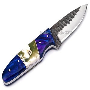 Cuchillo de acero al carbono para caza, hecho a mano, personalizado, Smk1442 - Product Image 4