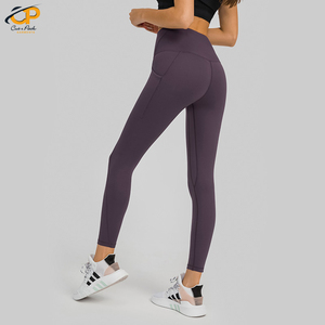 Mallas deportivas de gimnasio para mujer, mallas informales de cintura alta con estampado de logotipo personalizado en varios colores, novedad en oferta - Product Image 4