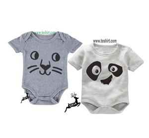 Combinaisons d'été pour bébés en coton biologique, douces, à manches courtes, unisexes, avec boutons-pression, écologiques, vente en gros, service OEM, Inde, Tirupur - Product Image 5