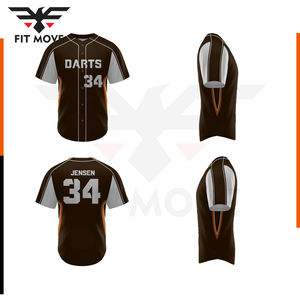 Camisetas de béisbol de manga corta personalizadas de alta calidad, ropa deportiva transpirable con personalización OEM, precio al por mayor - Product Image 6