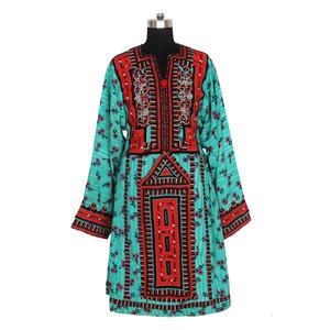Real Vintage Kuchi Handmade Balochi BDR047 Vintage Handmade Traditional Balochi Dress Balochi Tribal Ethnic Handmade Kuchi Dress - Product Image 1