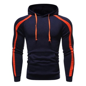 Sudadera con capucha grande y alta para hombre, jersey con estampado de bloque de color polar - Product Image 5