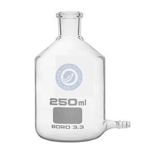 ขวดดูดแก้วบอโรซิลิเกตพร้อมฝาปิด/จุกและท่อระบาย ฝาแก้วใสสำหรับห้องปฏิบัติการวิจัย มีจำหน่ายในราคาที่เหมาะสม - Product Image 3