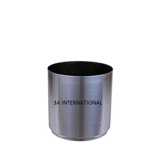 Jardinière argentée en acier inoxydable Forme personnalisée décorative pour la maison Pot de fleur Galerie et balcon Vaisselle Pot de plante Jardinière - Product Image 1