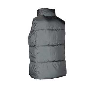 Veste bouffante surdimensionnée en denim brillant avec logo personnalisé pour hommes nouveau design de manteau d'hiver à la mode en duvet et gilet à bulles - Product Image 6