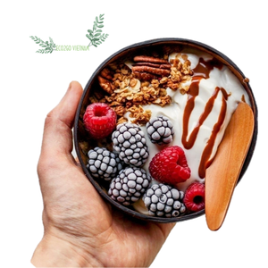 Top Seller 2025 Artesanía Cuenco de cáscara de coco Natural Pequeño Vietnam Grabado Láser Logo Ecológico Hecho en Vietnam Eco2go - Product Image 1