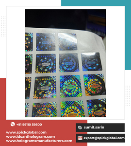 Etiqueta adhesiva holográfica antifalsificación personalizada, pegatinas de holograma, etiqueta de holograma 3D - Product Image 5