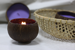 เทียนมะพร้าวลาเวนเดอร์เวียดนาม - Product Image 4