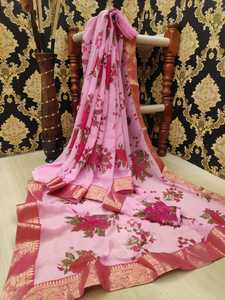 Nouveau Designer Imprimé Saree Prix le plus bas du marché Surat Ethnic Garment ApparelGarment - Product Image 2