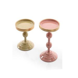 ชุดเชิงเทียน2แบบที่มีดีไซน์ที่น่าสนใจมีคุณภาพระดับพรีเมียมที่วางเทียนเหล็กขนาดแตกต่างกัน - Product Image 1