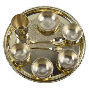 Nouveau plateau de service au Design de finition de couleur dorée, idéal pour la Table à manger de la maison, Design frais, ensemble complet - Product Image 6