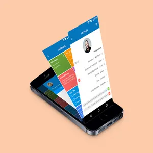 Papel de parede de aplicativo móvel de alto desempenho, android/ios, aplicativo móvel desenvolvido por inteliglisense
