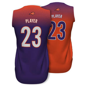 Uniforme de Baloncesto Personalizado de Secado Rápido al por Mayor, Malla Transpirable Antibacteriana, 100% Poliéster Sublimado con Nombre del Equipo - Product Image 3