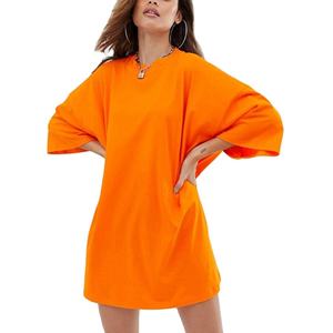 High Quality Streetwear 100%cotton Long Line Long Length <b>Ladies</b> <b>T</b>-<b>shirt</b> Oversized Women's Tshirt Curved Hem Wholesale Tees - Product Image 6