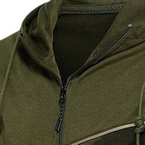 Ensemble deux pièces pour homme, survêtement rayé, fermeture éclair, veste, pantalon, décontracté, sport - Product Image 5