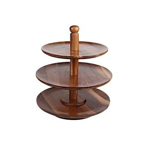 Superior Quality <b>3</b> <b>Tier</b> Wood <b>Cake</b> <b>Stand</b> Handmade Round Shape Dessert <b>Cake</b> <b>Stand</b> For Wholesale Supplier - Product Image 4
