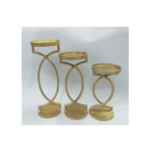 Candle Holder Golden Sets Style Container Scone Piece and Candle Holder <b>Candelabrum</b> <b>Candelabra</b> Candle Holder Modern Decoration - Product Image 1