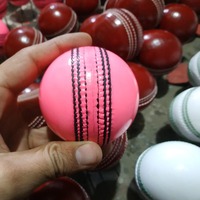 Pelota de Cricket Dura, Mejor Precio, Cuero de Alta Calidad, JAWAS SPORTS JS-BH-RO-1, Ligera, Uso Profesional, Fabricante de Sialkot