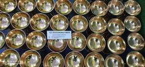 Suministros de iglesia de ciborium, Latón chapado en oro, Brassworld, India - Product Image 5