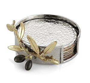 Sous-verre martelé en métal dernier modèle avec support du fabricant et du fournisseur en Inde, tasse à thé et sous-verre en verre - Product Image 2